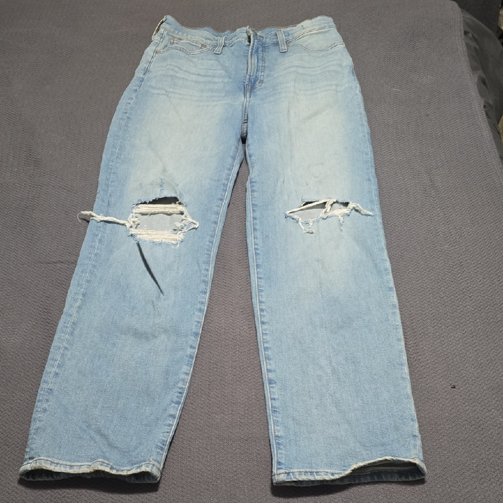 Madewell Vintage Straight Jeans in Light Blue